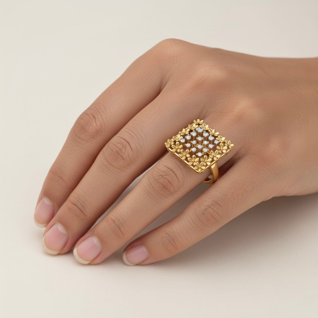 925 Sterling Silver Cubic Zirconia Ring