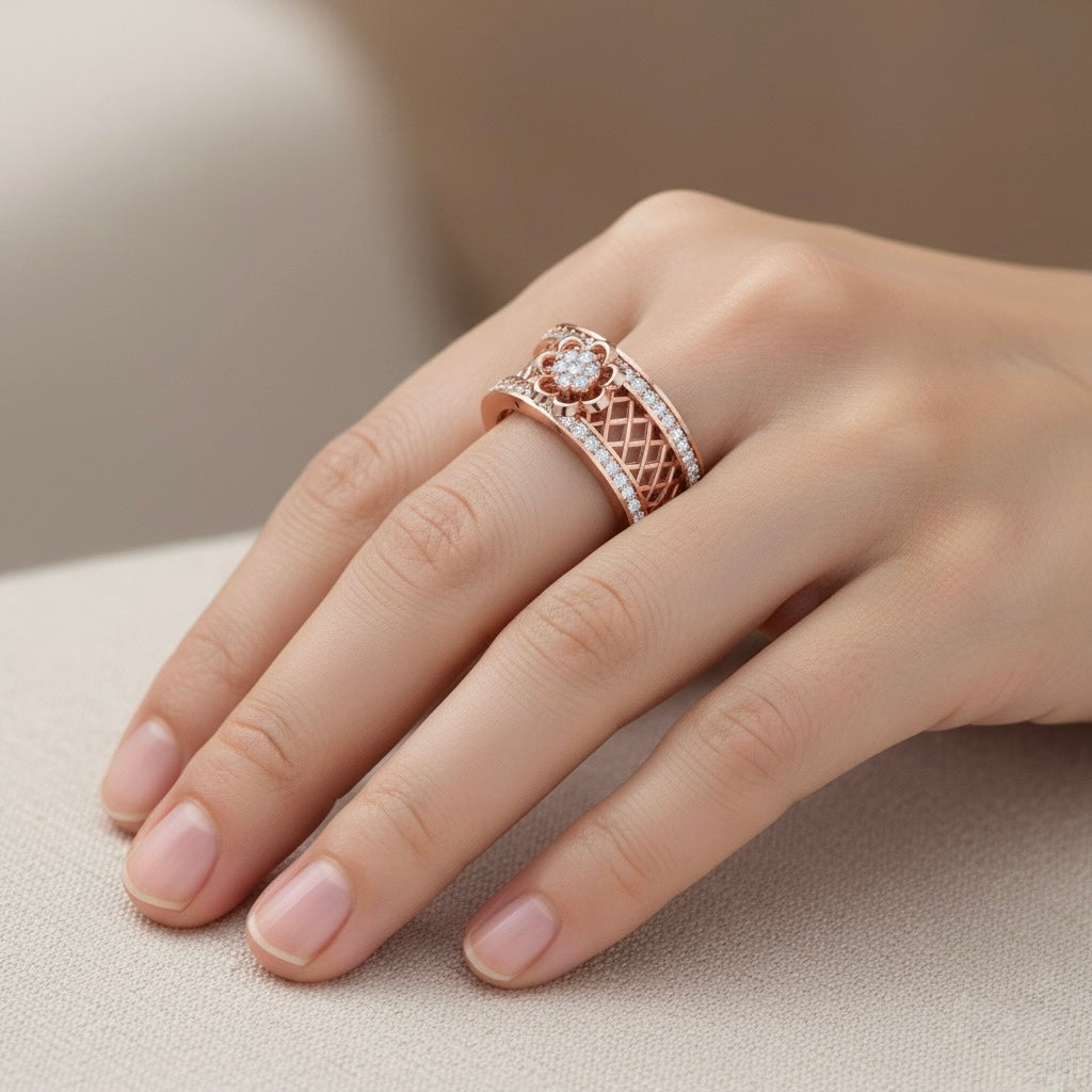 925 Sterling Silver Cubic Zirconia Ring