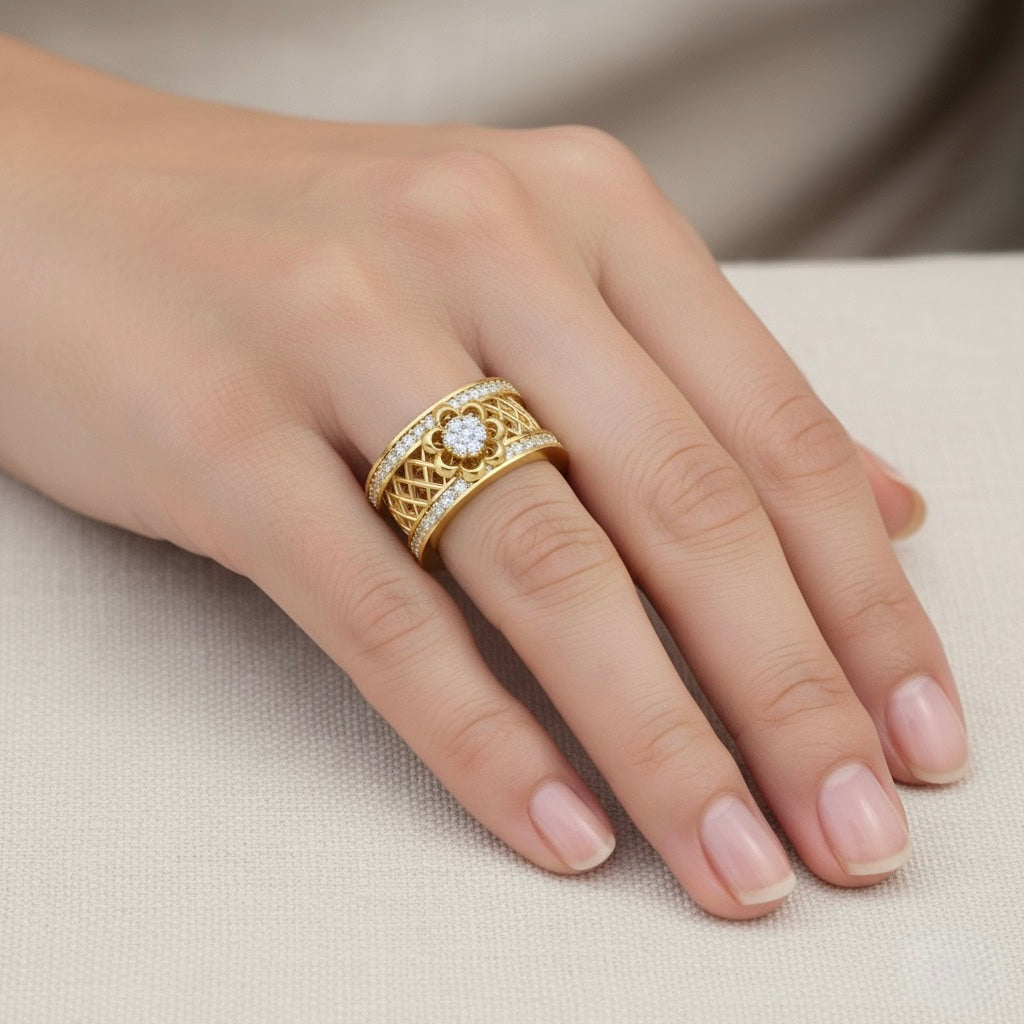 925 Sterling Silver Cubic Zirconia Ring