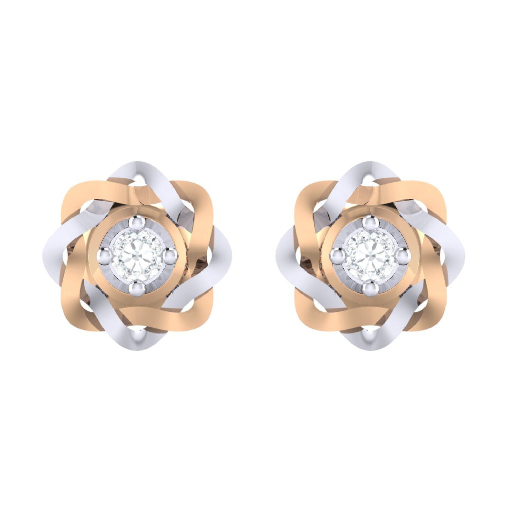 rosegoldrealdiamondearring112_1