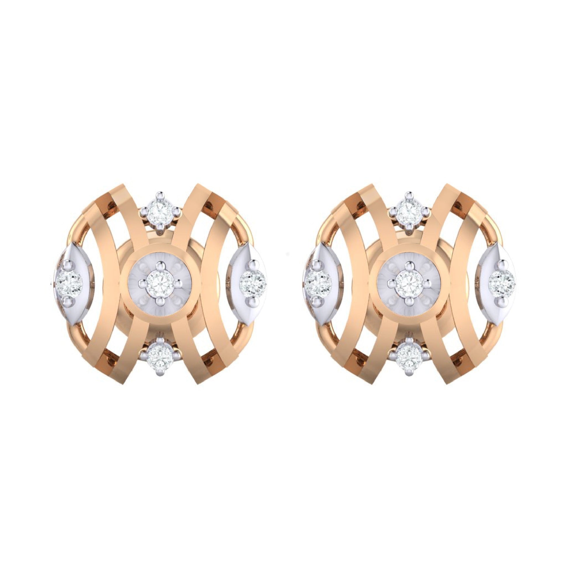 rosegoldrealdiamondearring113_1