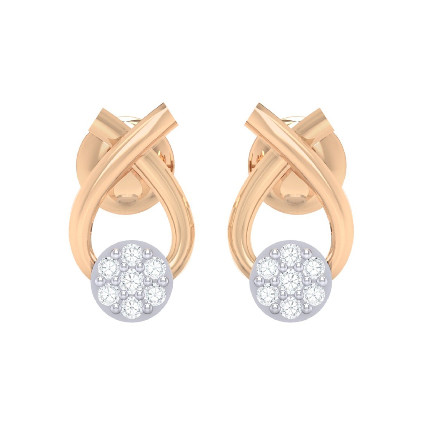 rosegoldrealdiamondearring122_1