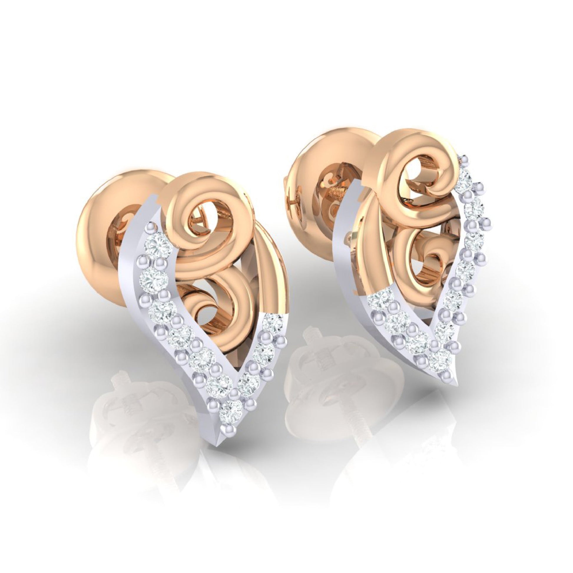 rosegoldrealdiamondearring124_2