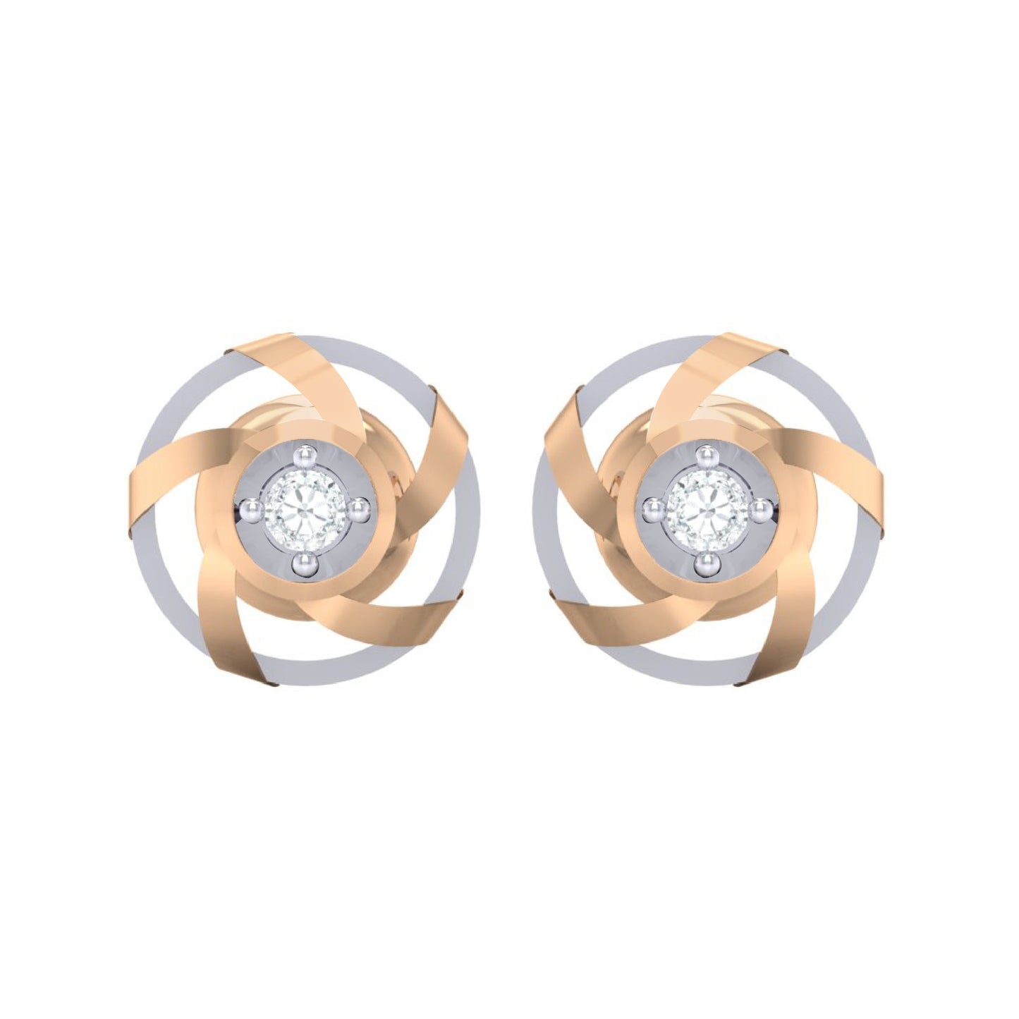 rosegoldrealdiamondearring129_1