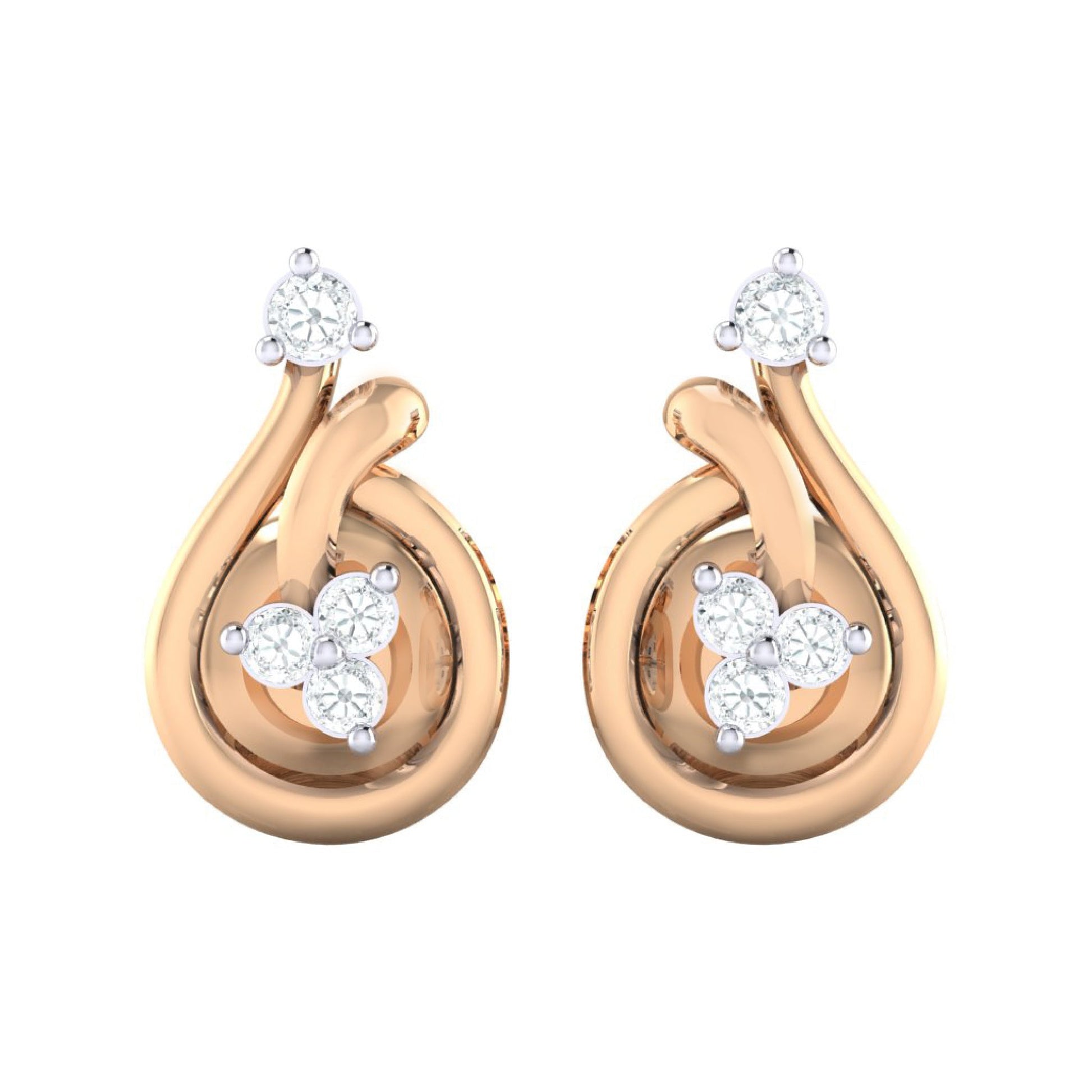 rosegoldrealdiamondearring132_1