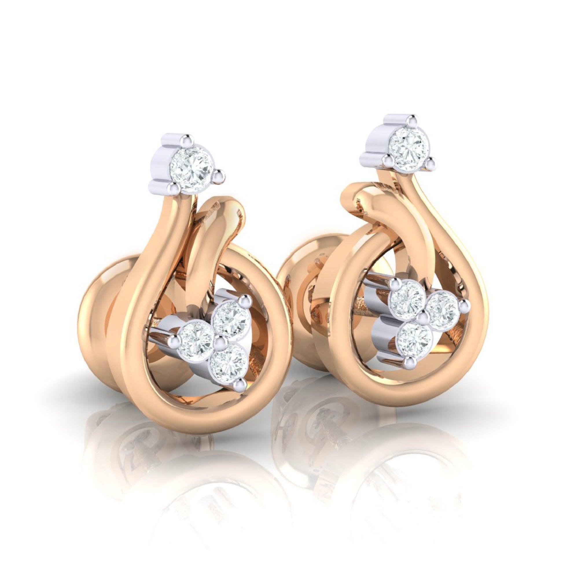 rosegoldrealdiamondearring132_2