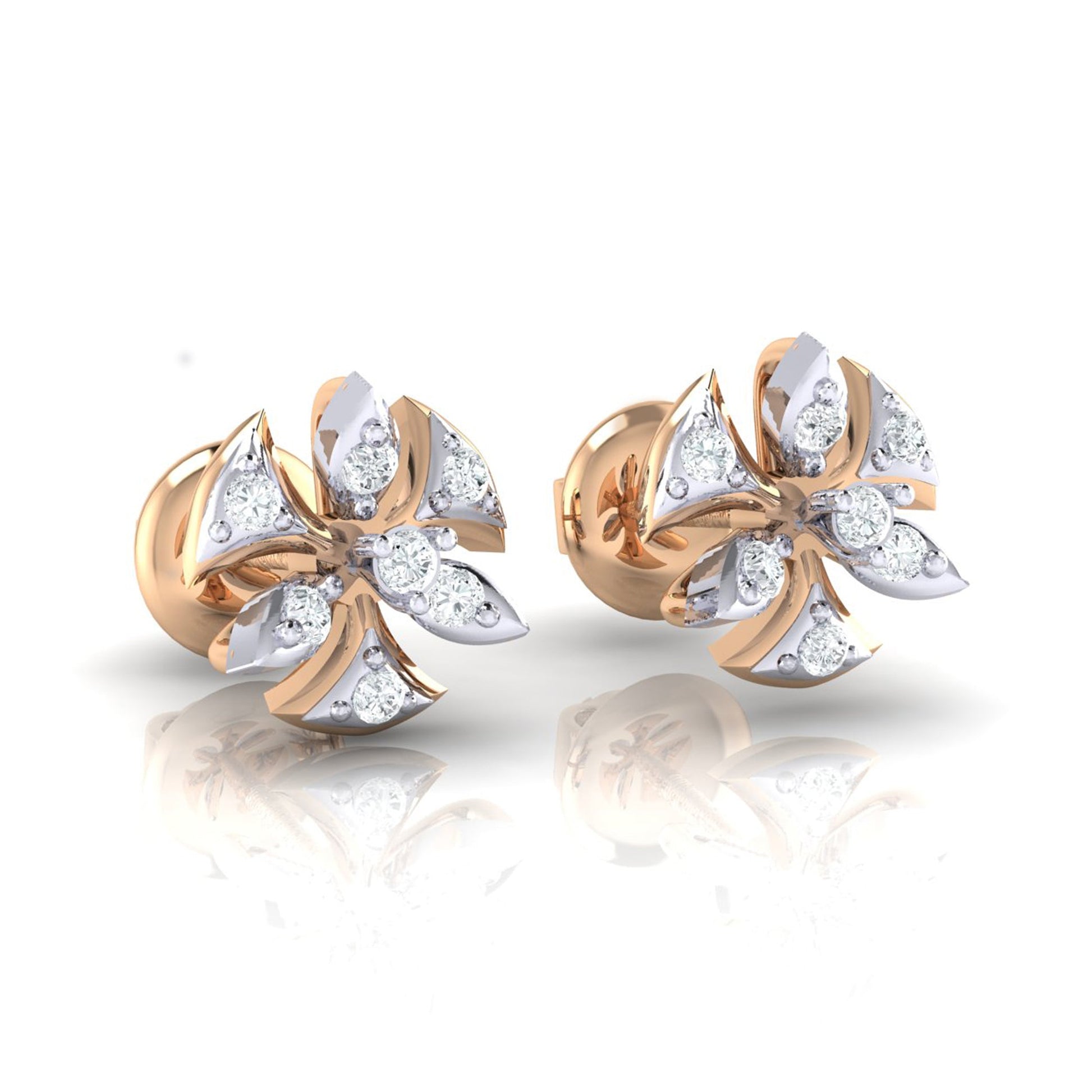 rosegoldrealdiamondearring36_1