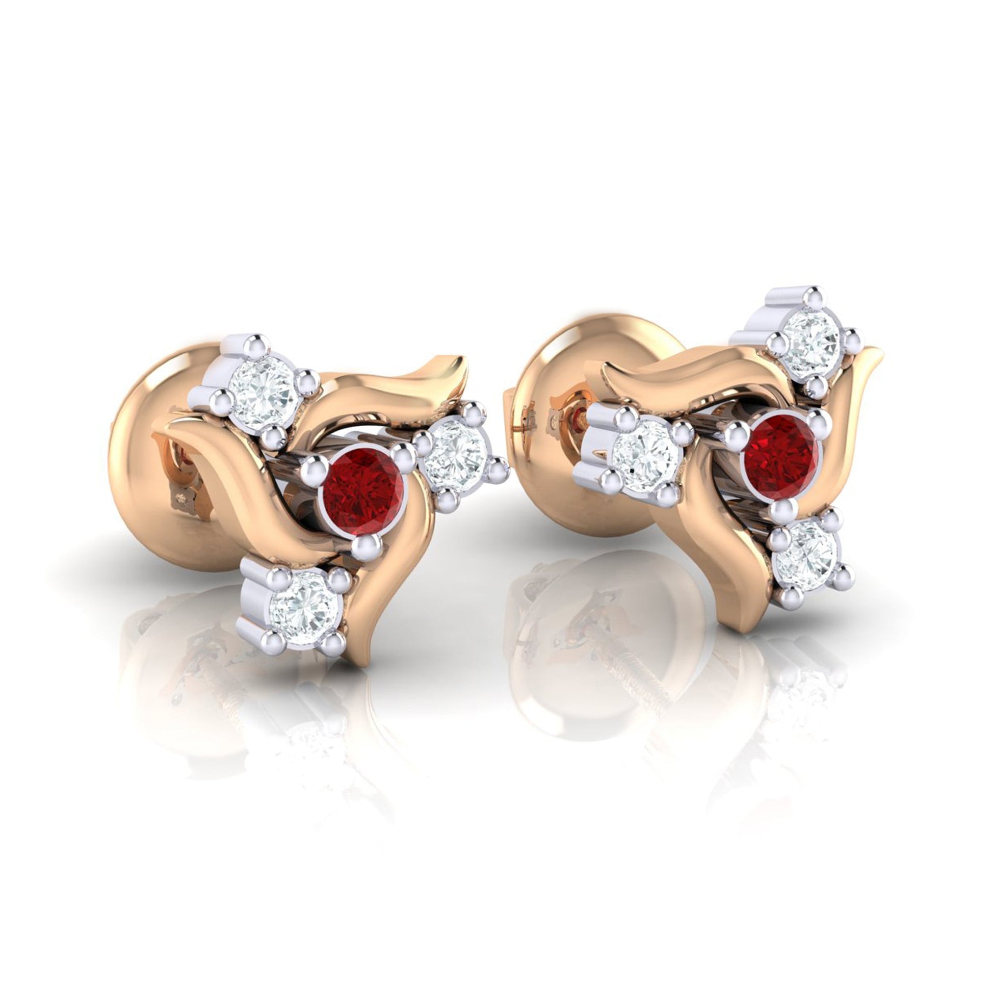 rosegoldrealdiamondearring50_1
