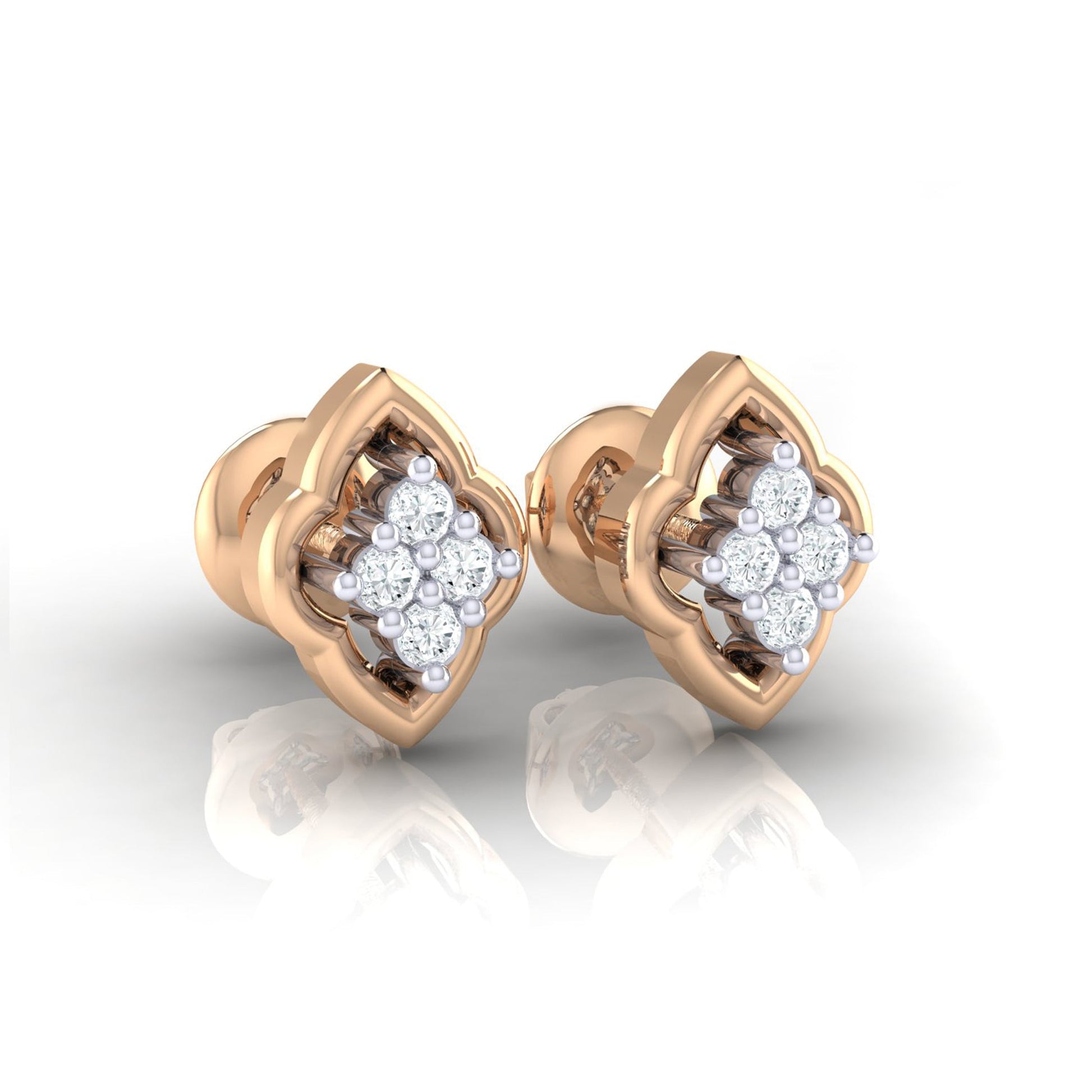 rosegoldrealdiamondearring6_1