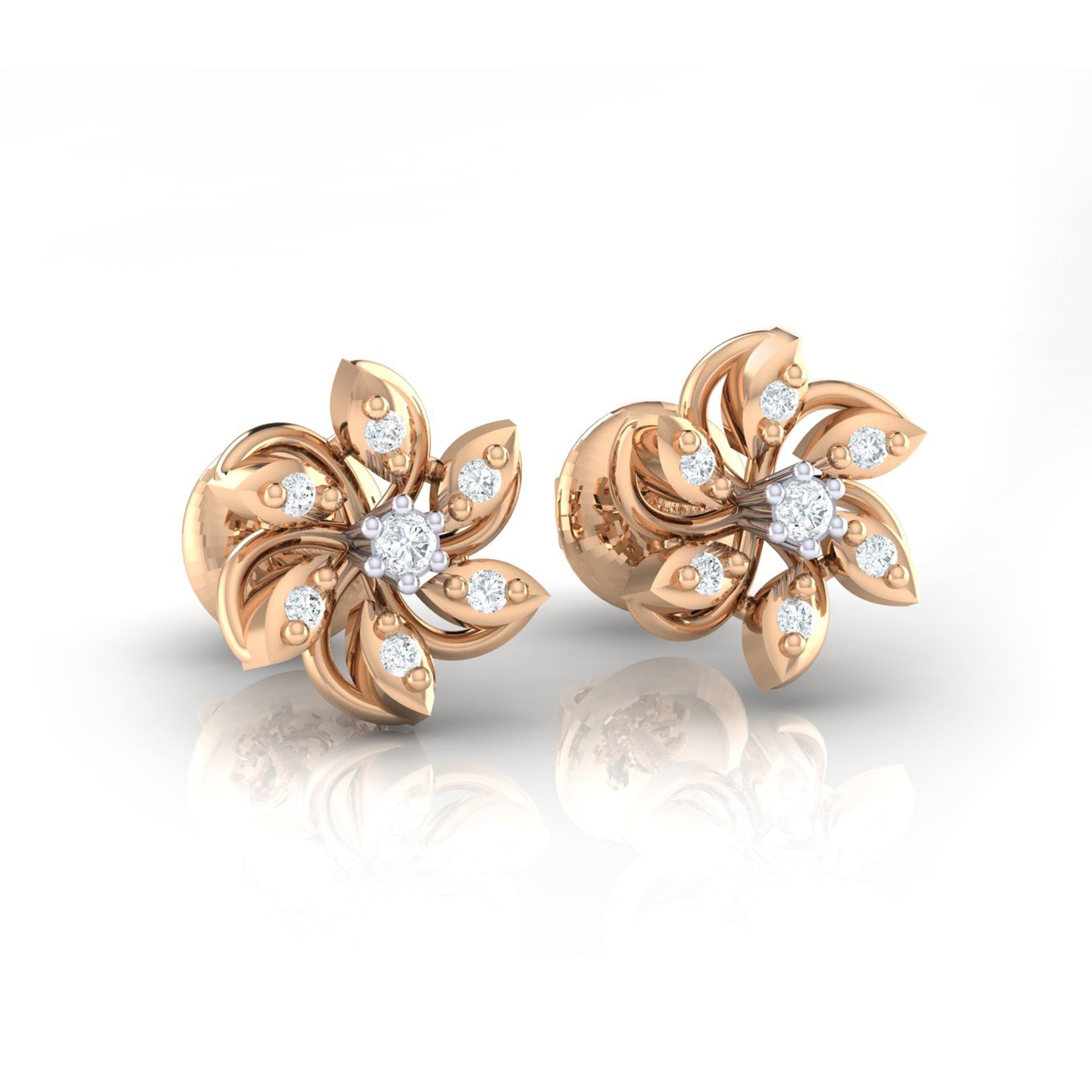 rosegoldrealdiamondearring75_1