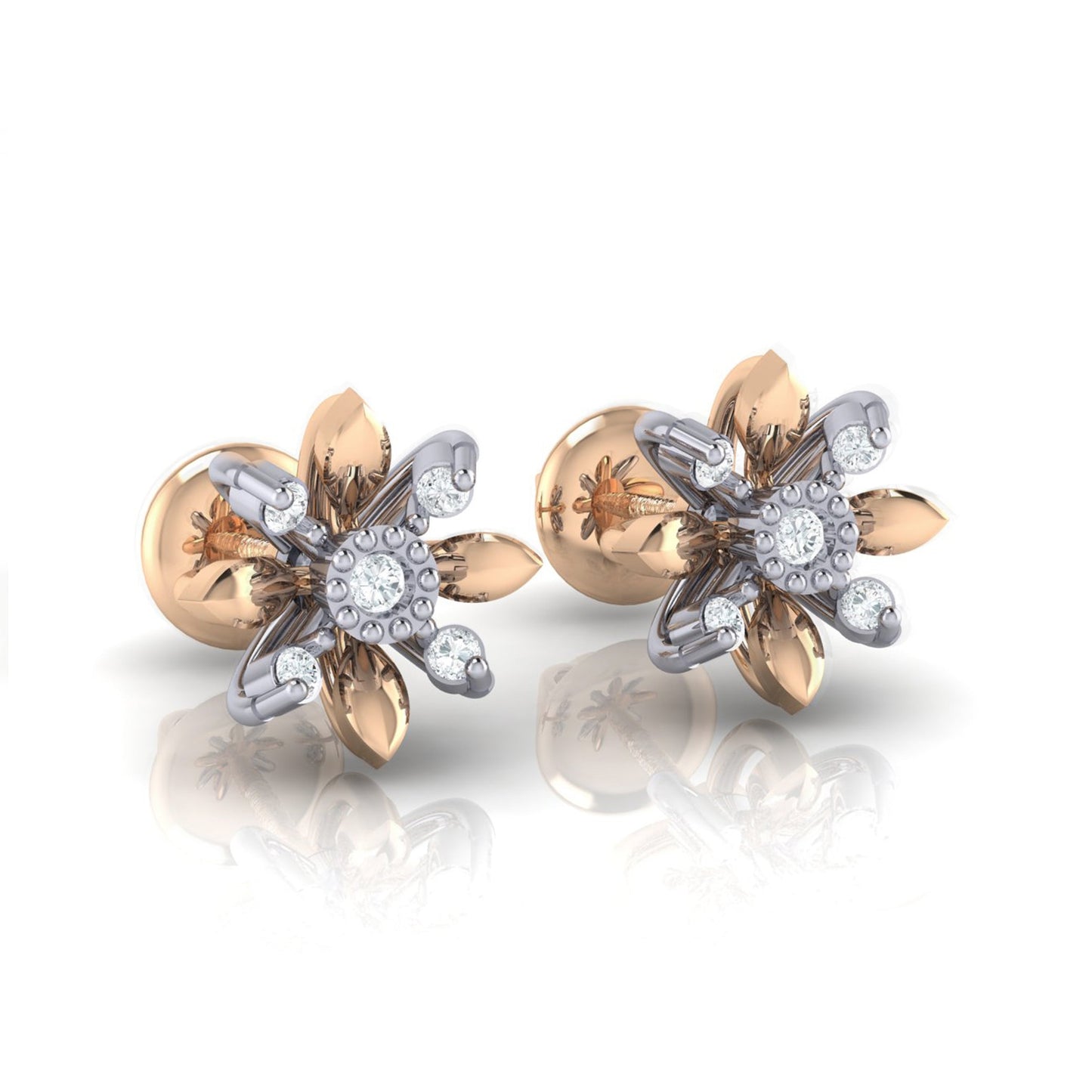 rosegoldrealdiamondearring80_1