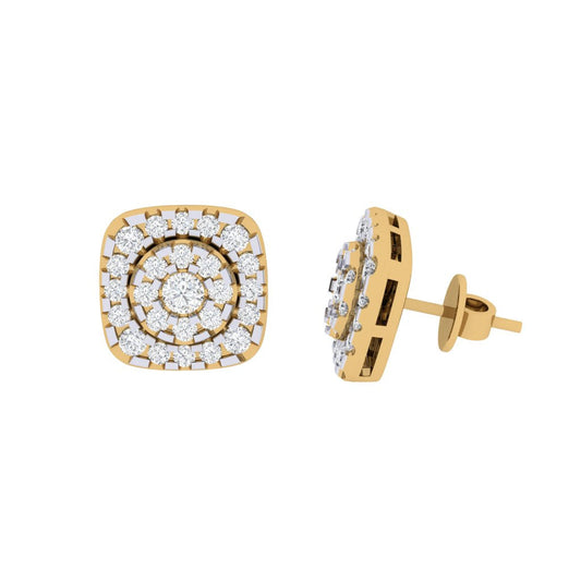 gold_real_diamond_cushion_stud_earring_00798A_3