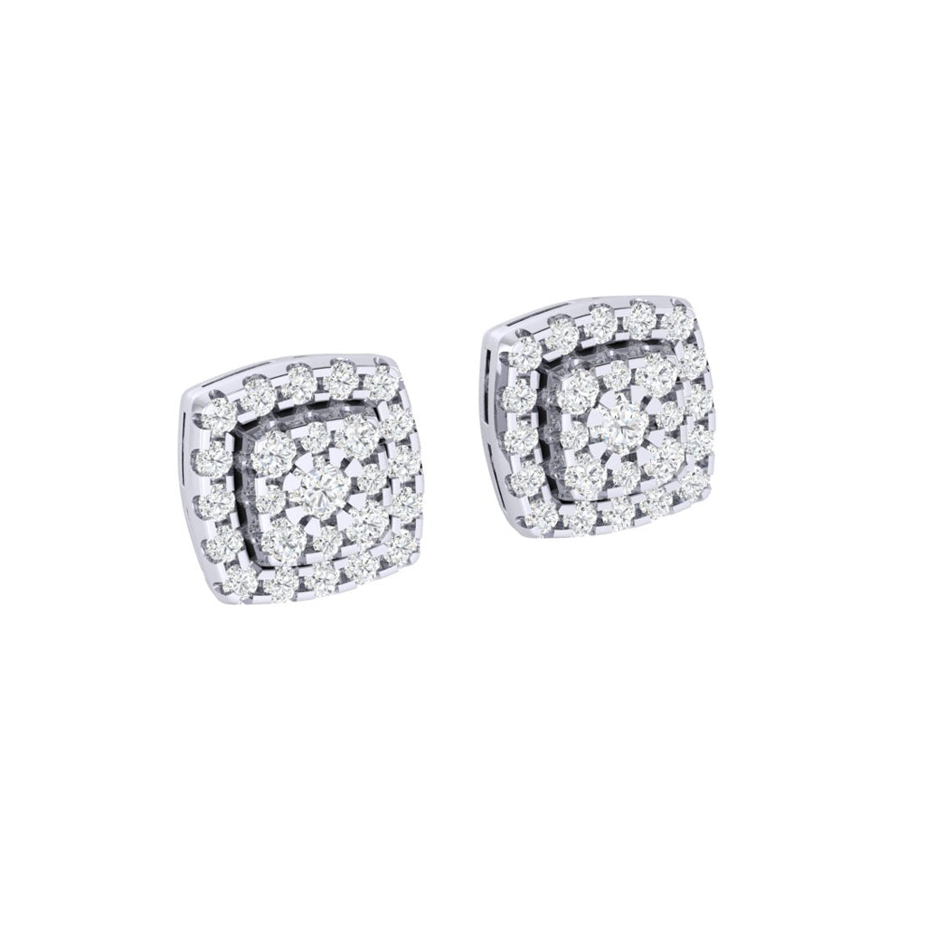white_gold_real_diamond_cushion_stud_earring_00799A_1