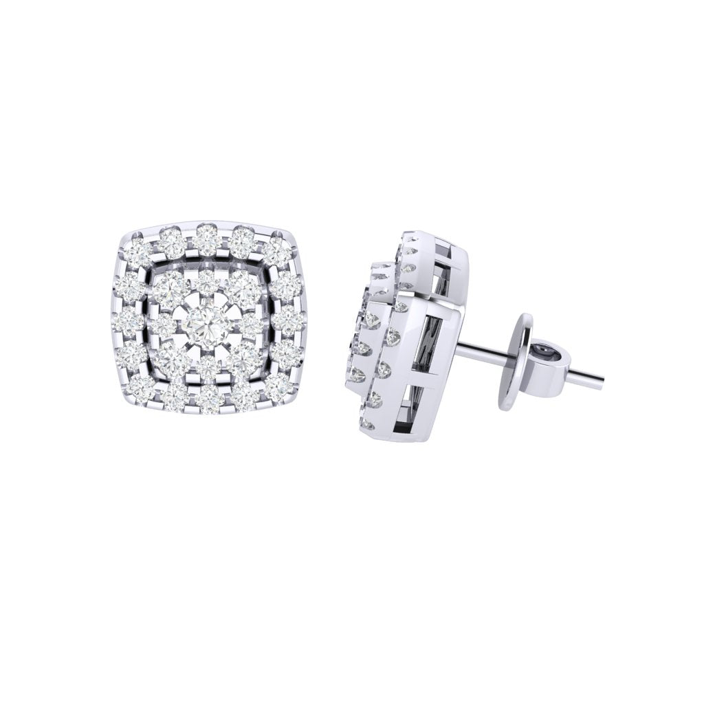 white_gold_real_diamond_cushion_stud_earring_00799A_3