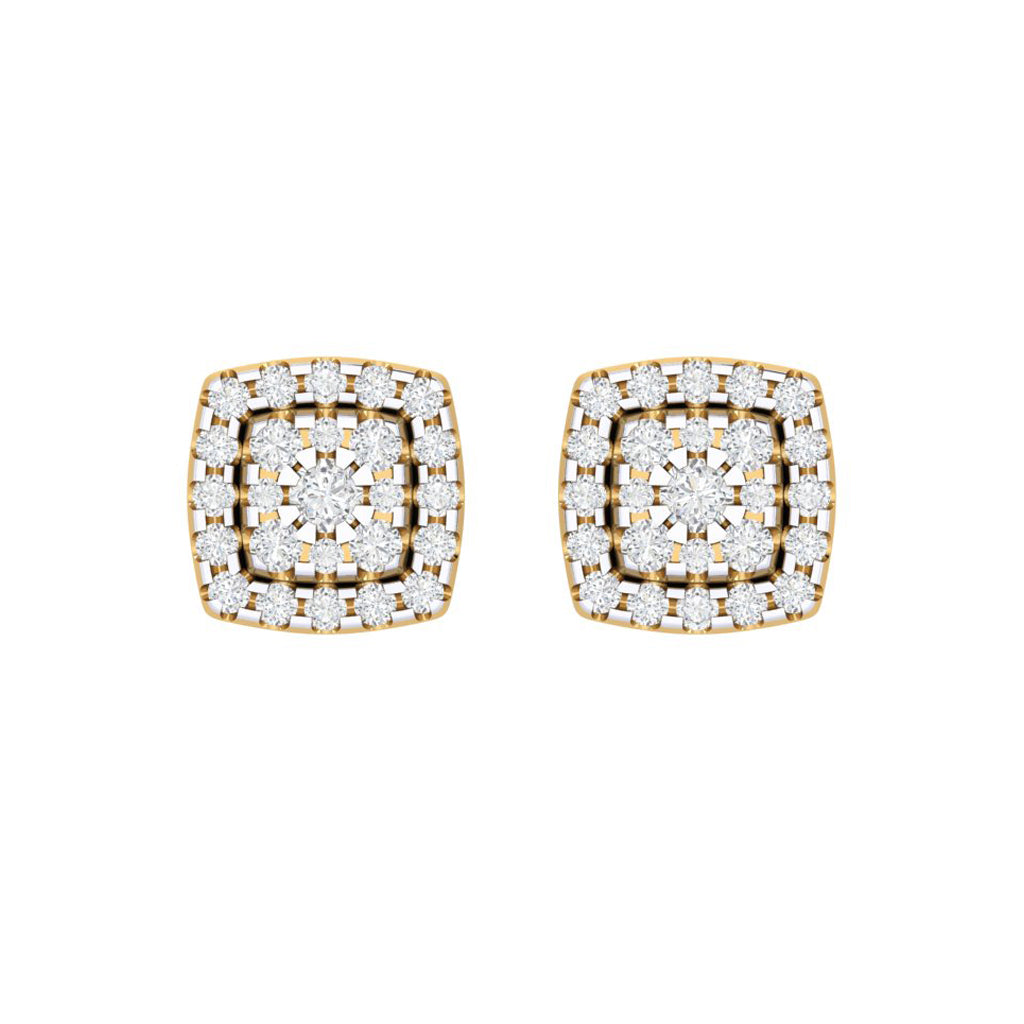 gold_real_diamond_cushion_stud_earring_00799A_1