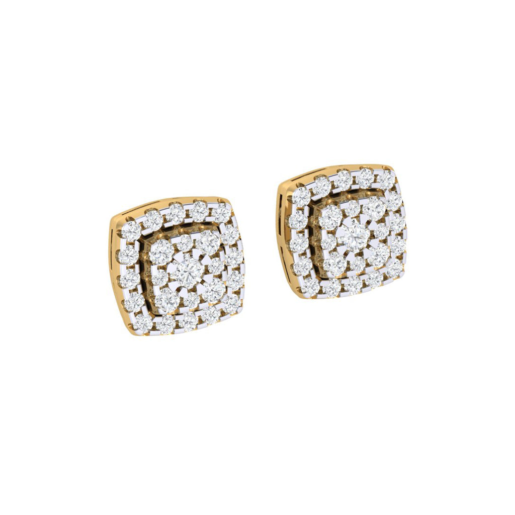 gold_real_diamond_cushion_stud_earring_00799A_2