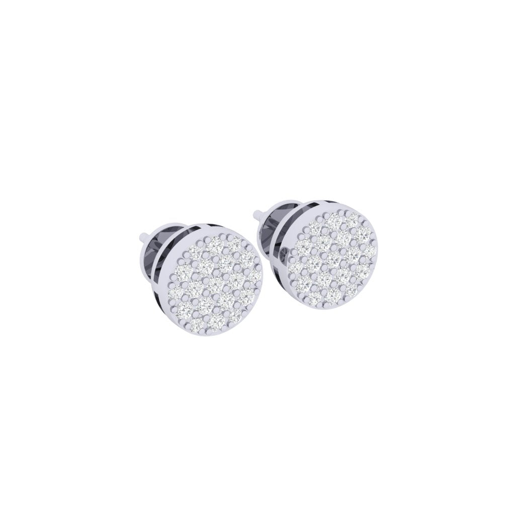 white_gold_real_diamond_cluster_stud_earring_00800B_1