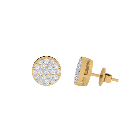 gold_real_diamond_cluster_stud_earring_00800B_3