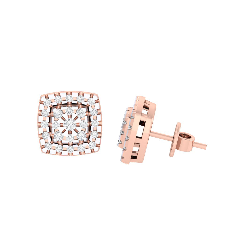 rose_gold_real_diamond_cushion_stud_earring_00804_3