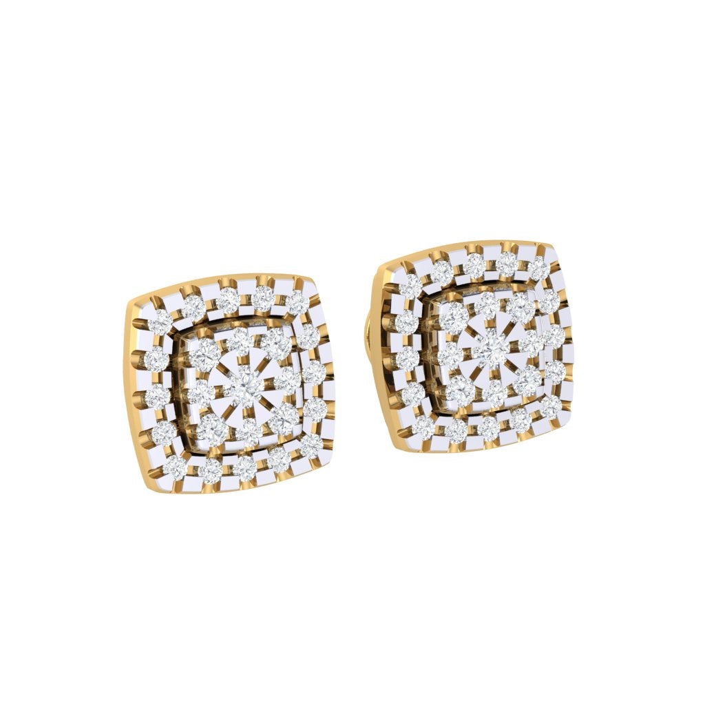 gold_real_diamond_cushion_stud_earring_00804_2