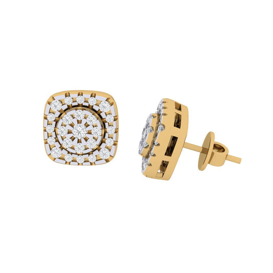 gold_real_diamond_cushion_stud_earring_00806_3