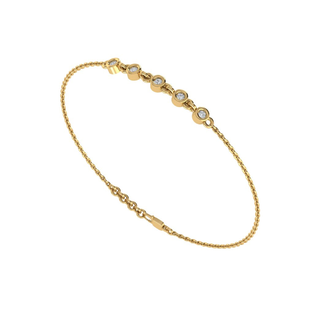 gold_real_diamond_bezel_set_bracelet_00568_2