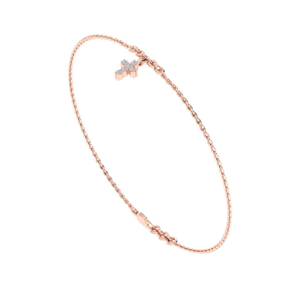 rose_gold_real_diamond_cross_bracelet_00572_2
