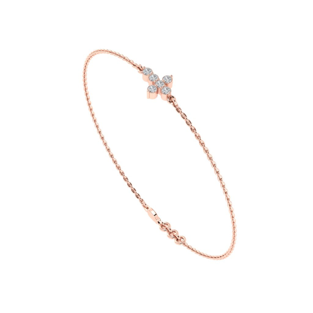 rose_gold_real_diamond_cross_bracelet_00572A_2
