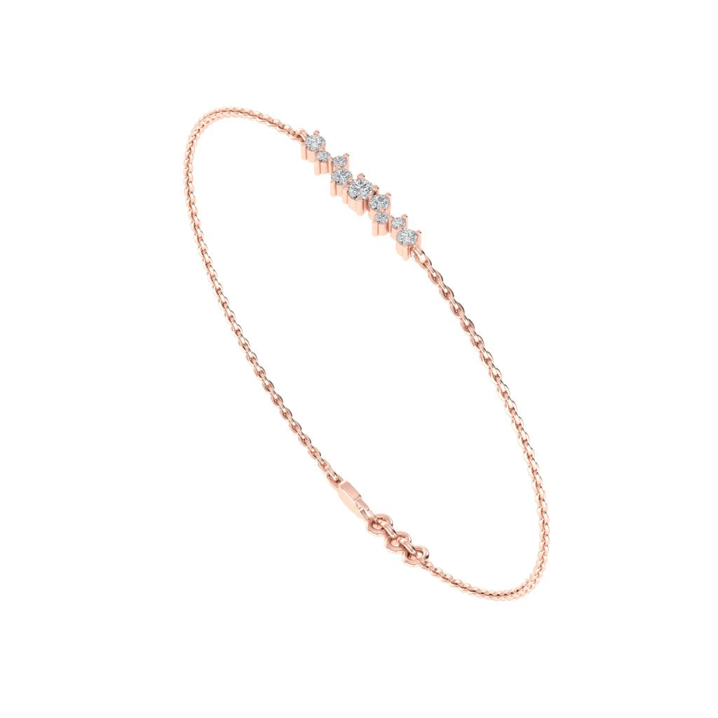 rose_gold_real_diamond_cluster_layering_bracelet_00575_2