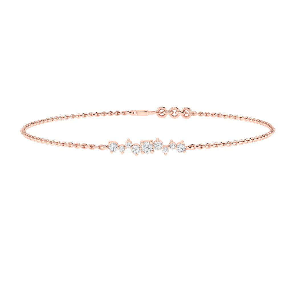rose_gold_real_diamond_cluster_layering_bracelet_00575_1
