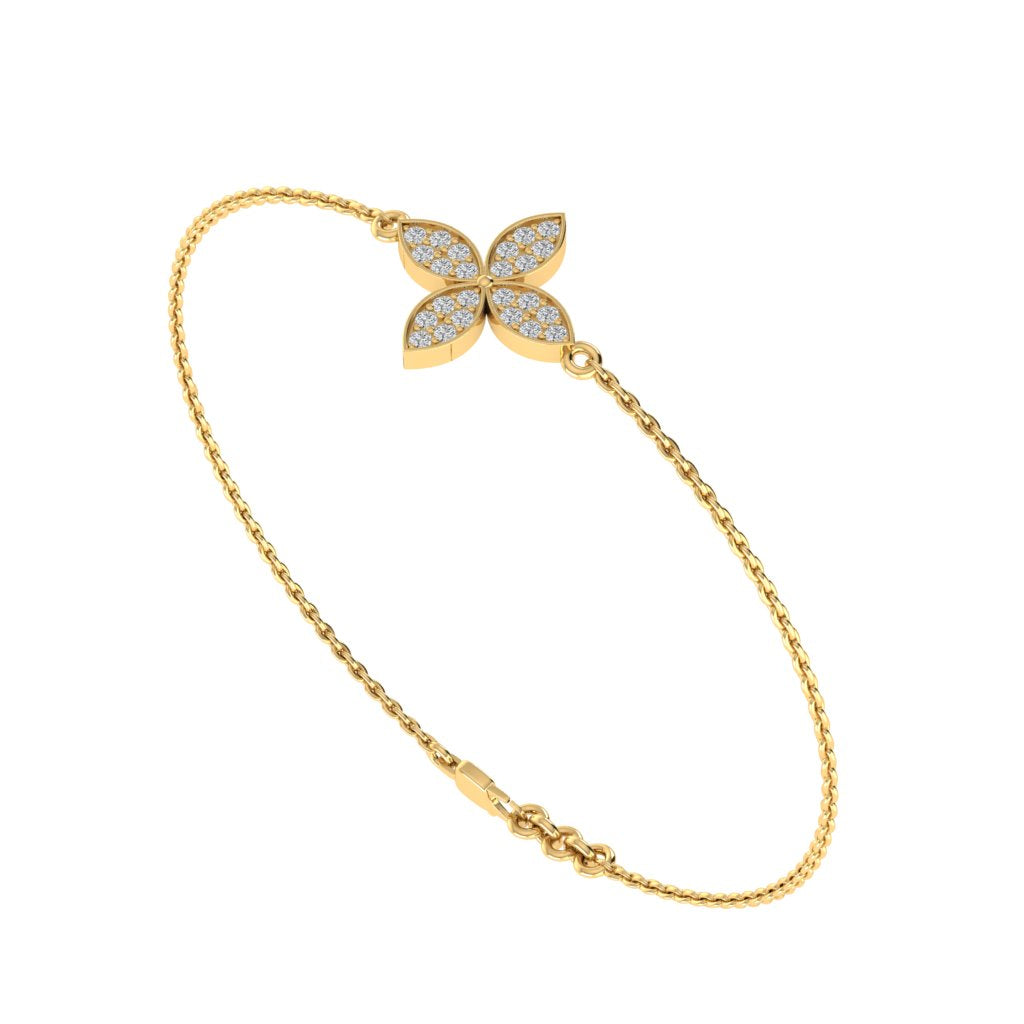gold_real_diamond_floral_bracelet_00599_2