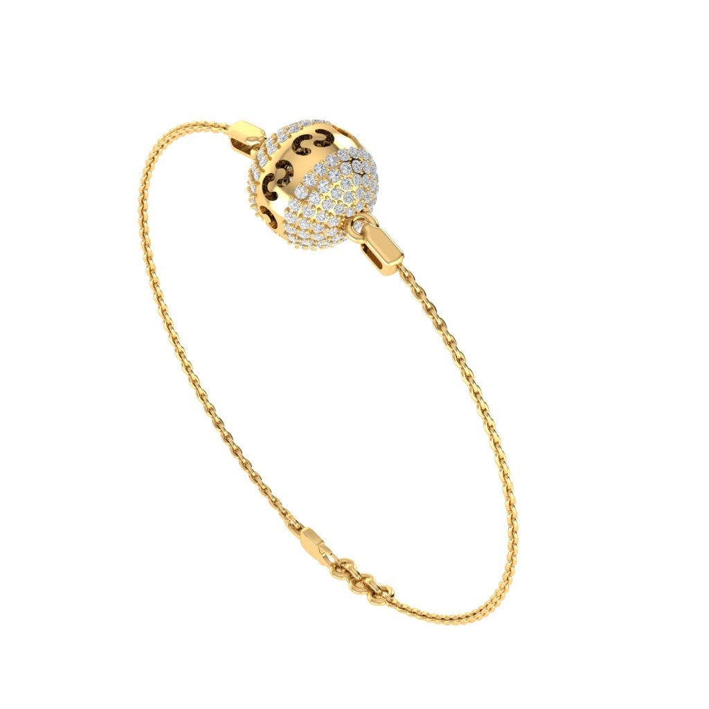 gold_real_diamond_ball_bracelet_00617_2