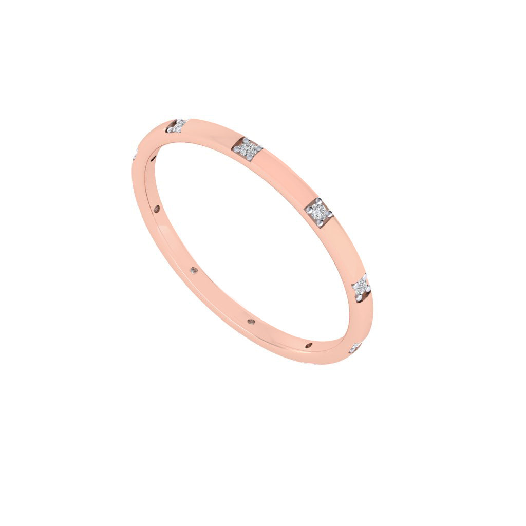 diamtrendz rose gold real diamond band ring 1484_1