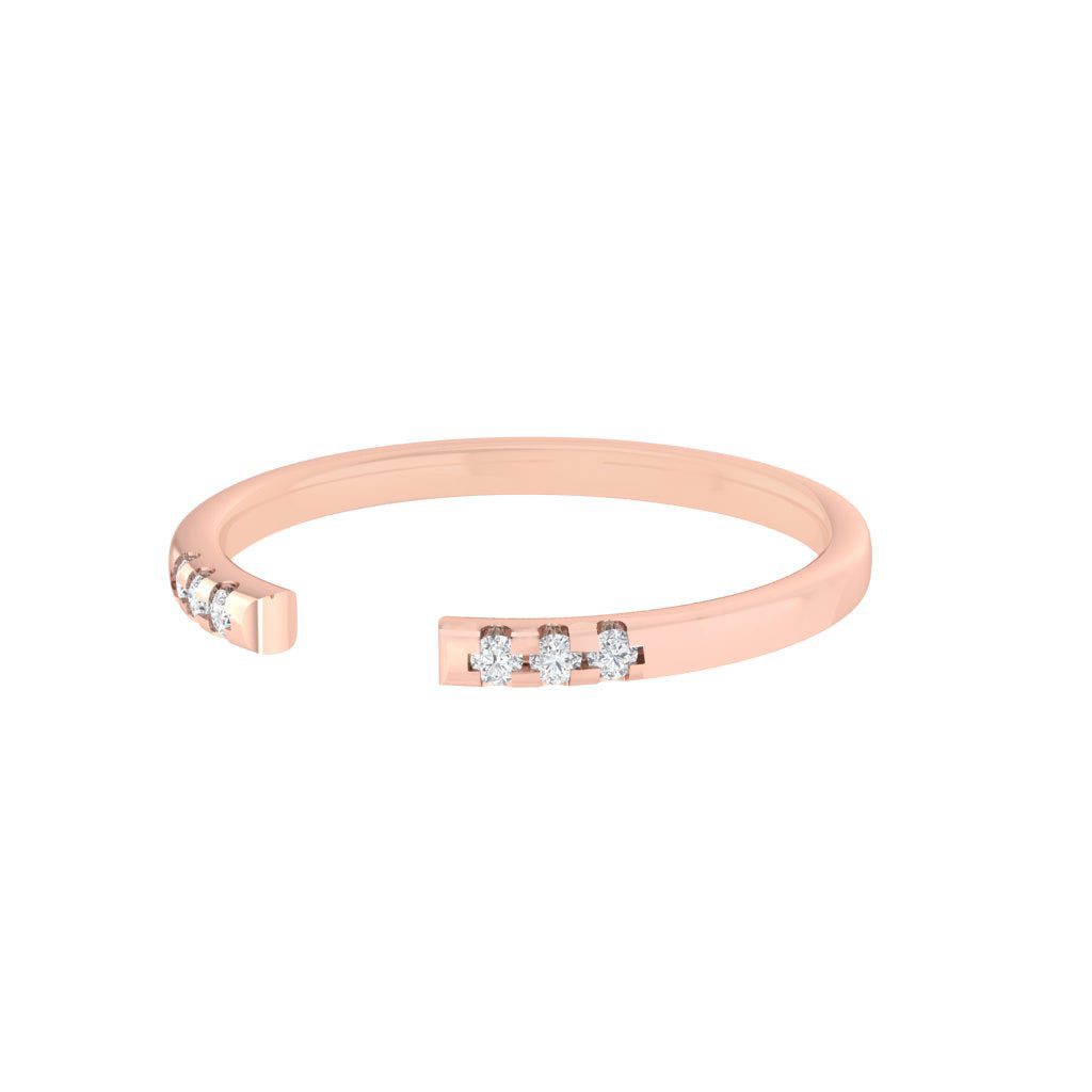 diamtrendz rose gold real diamond band ring 1485_3