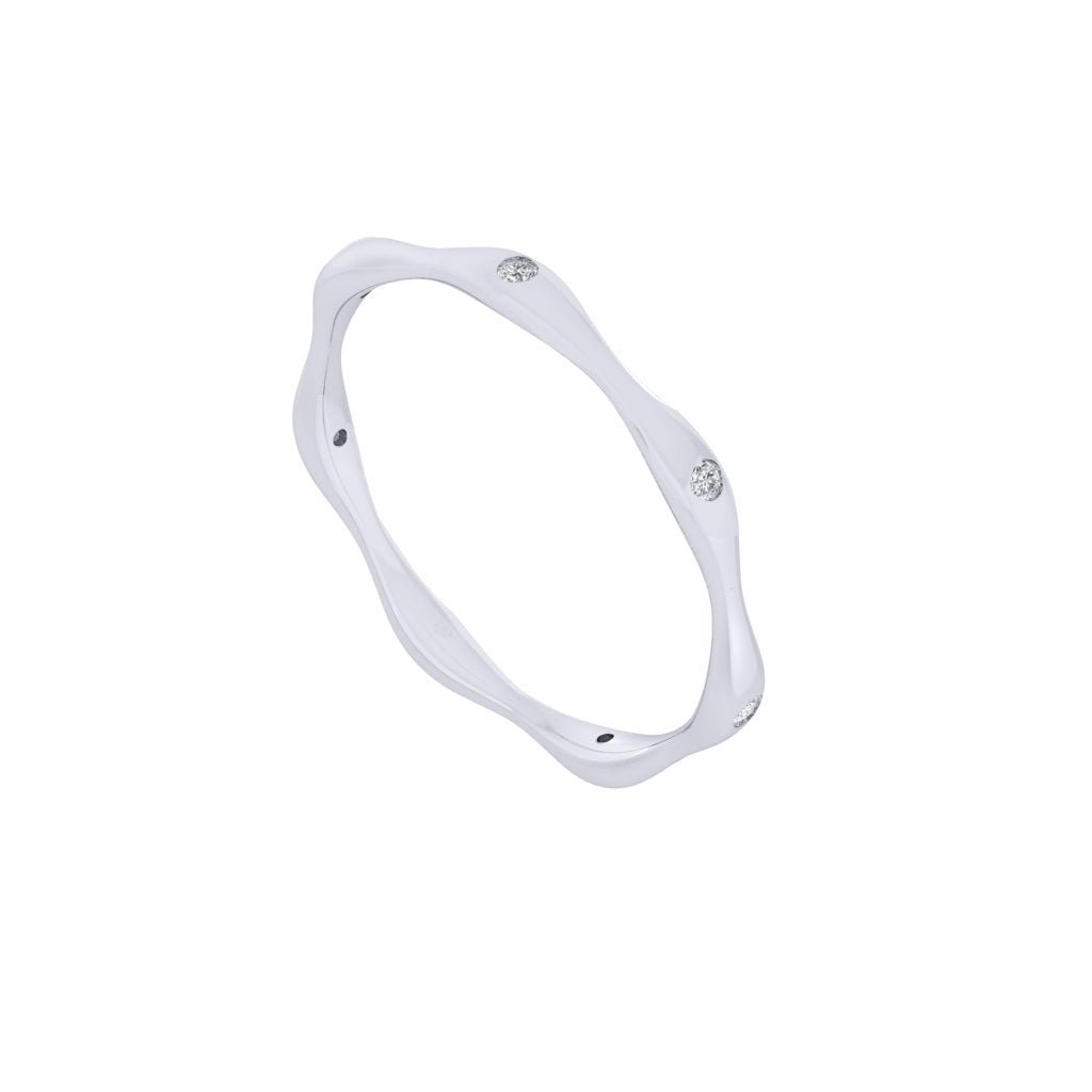 Diamtrendz white gold real diamond band ring 1489_1