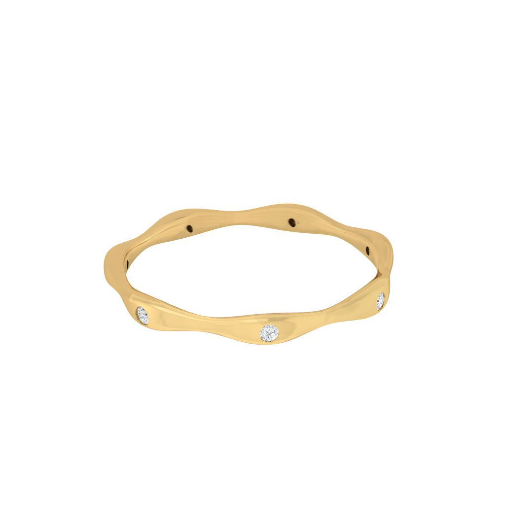 Diamtrendz gold real diamond band ring 1489_3