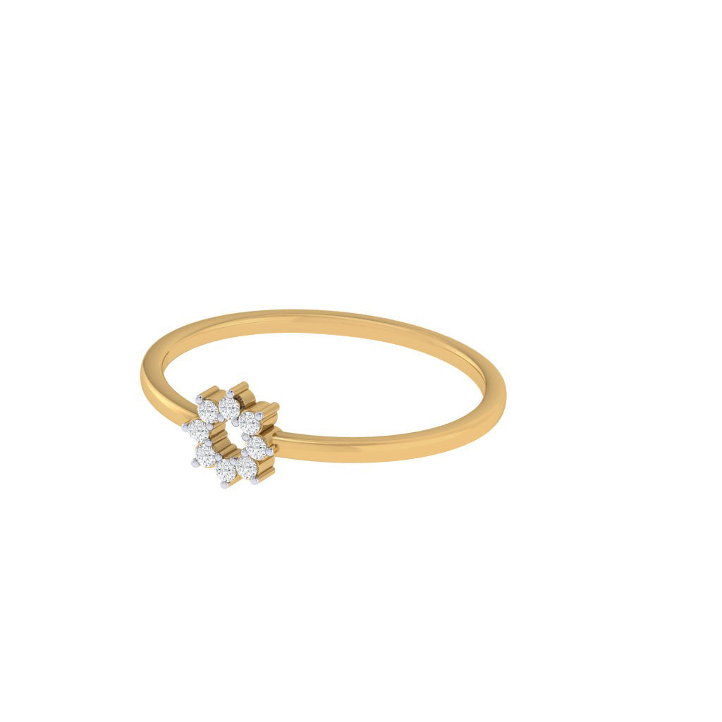 Diamtrendz gold real diamond ring 1500_3