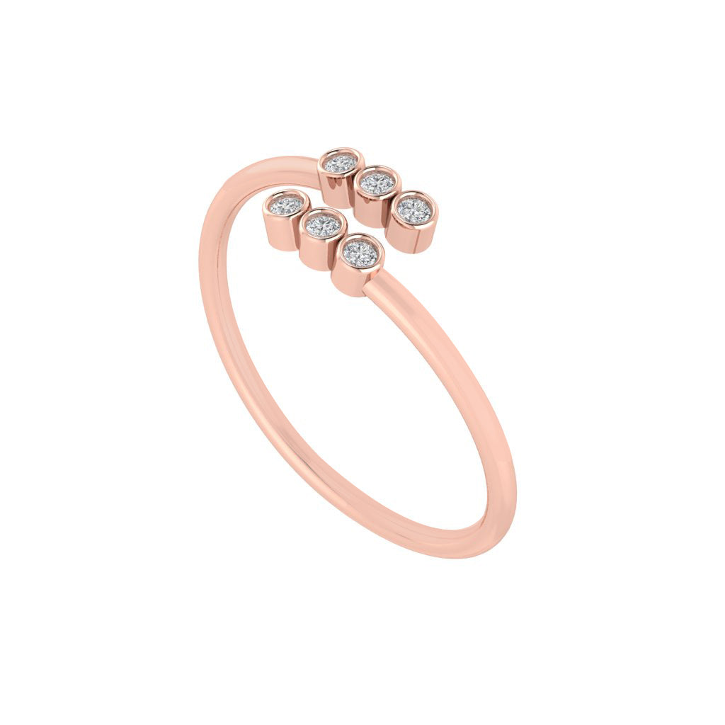 diamtrendz rose gold real diamond ring 1527_1
