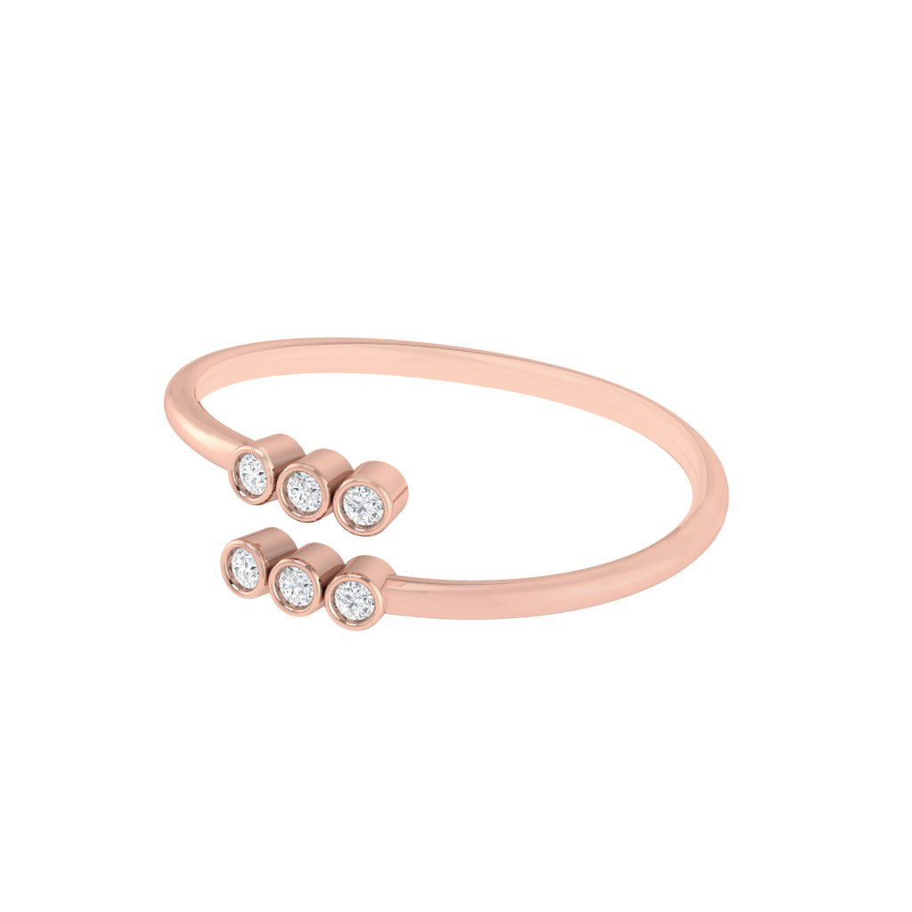 diamtrendz rose gold real diamond ring 1527_3