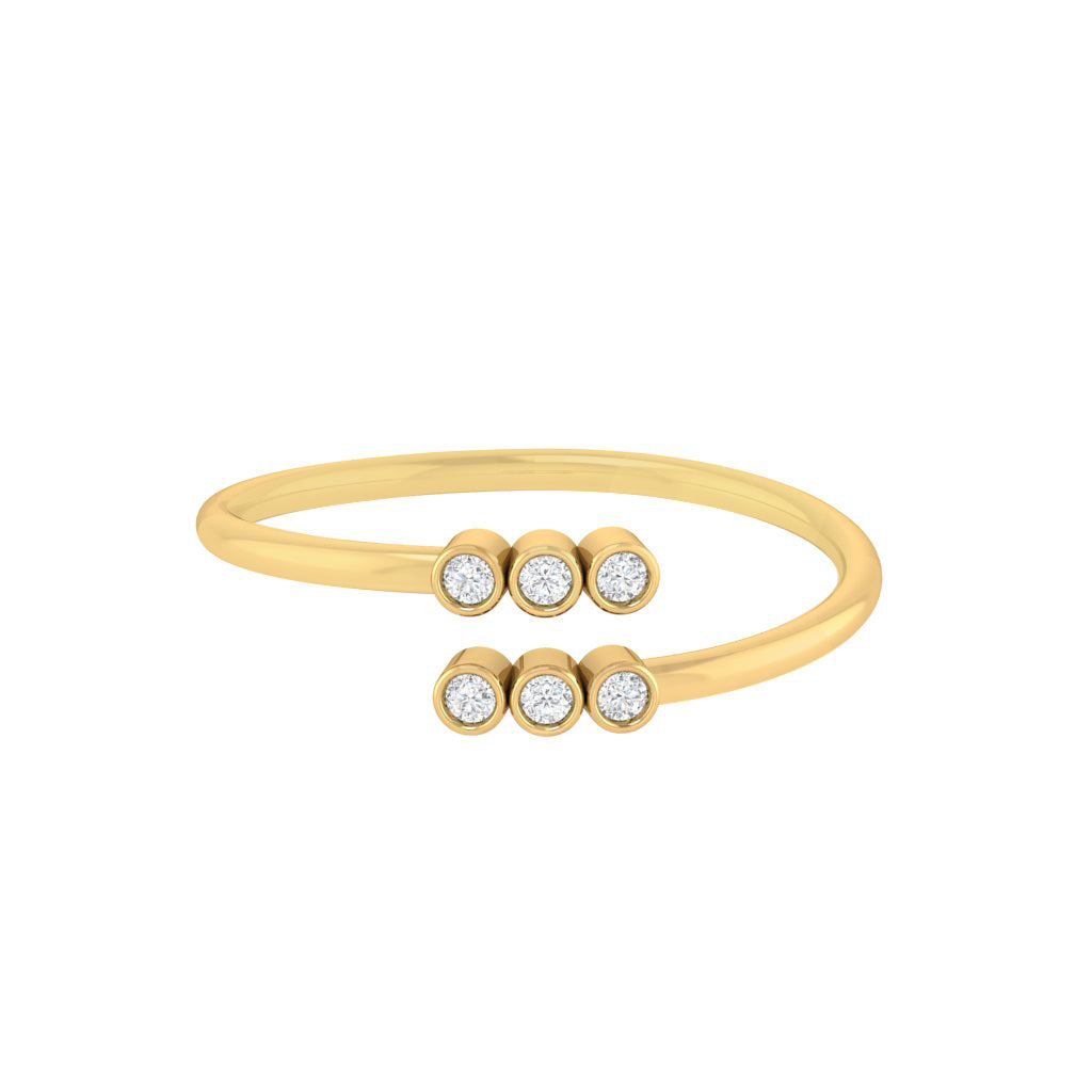 Diamtrendz gold real diamond ring 1527_2