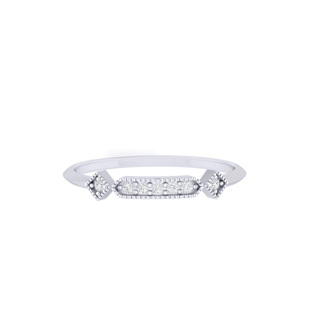 Diamtrendz white gold real diamond ring 1539_2