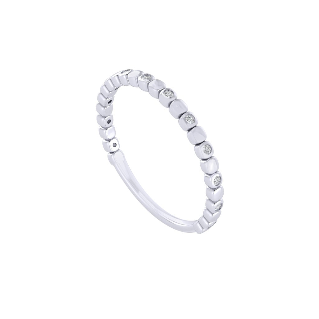 Diamtrendz white gold real diamond band ring 1540_1