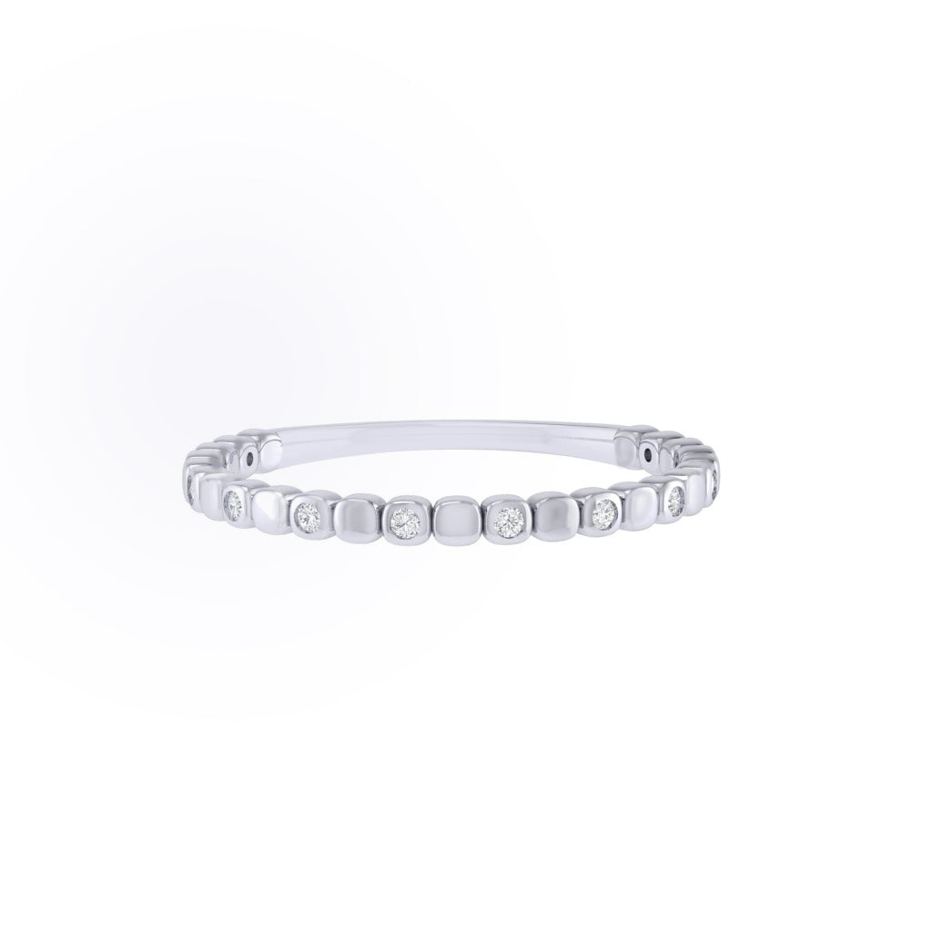 Diamtrendz white gold real diamond band ring 1540_2