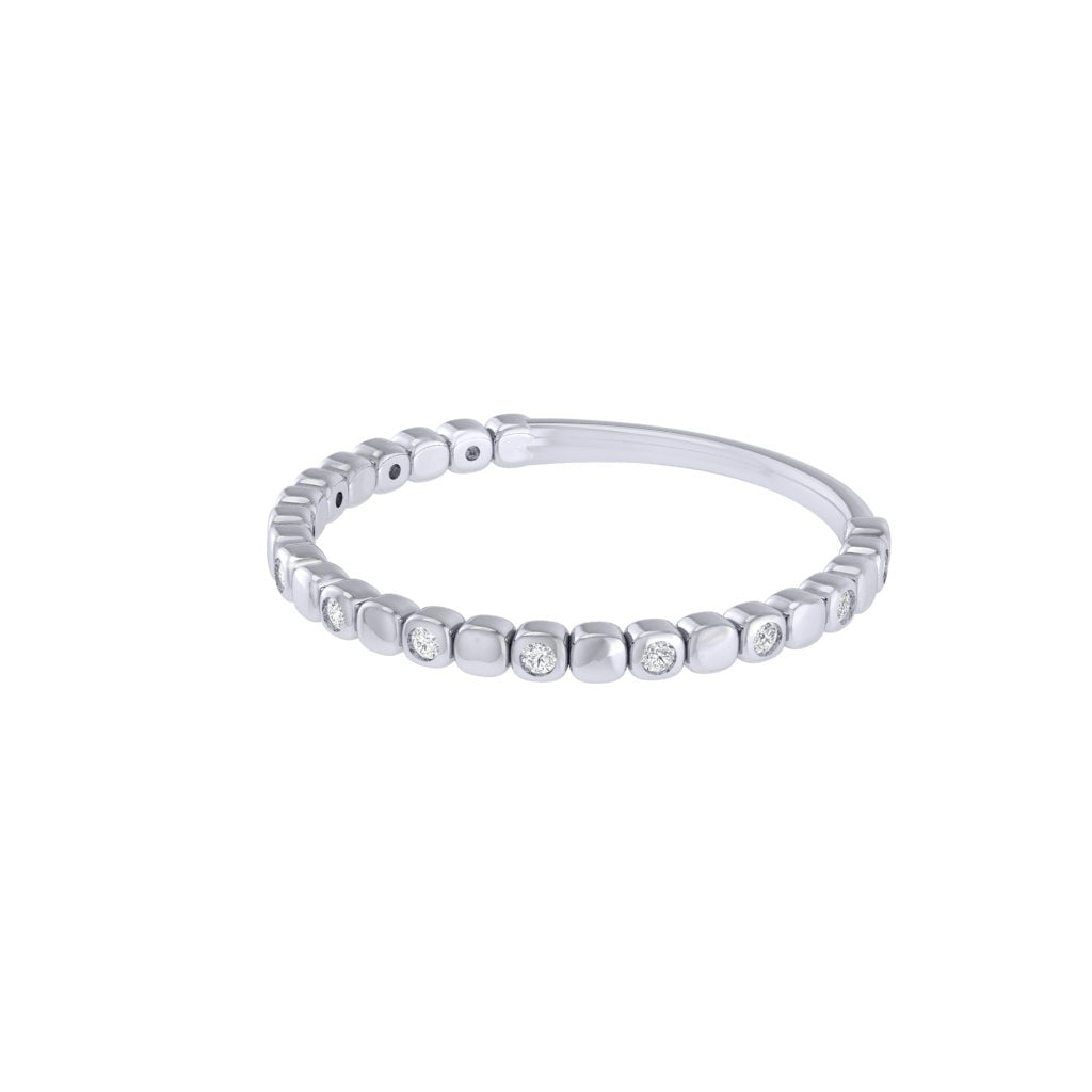Diamtrendz white gold real diamond band ring 1540_3
