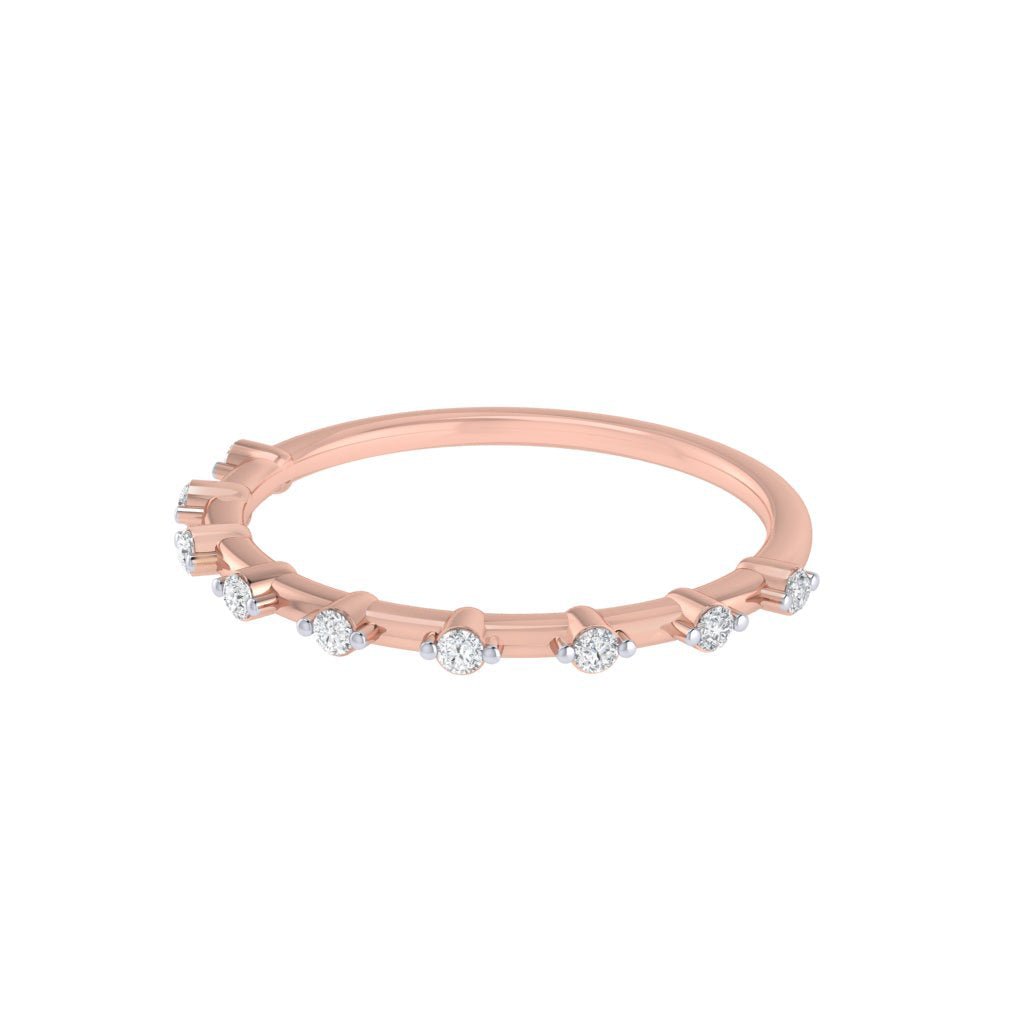 diamtrendz rose gold real diamond band ring 1554_3