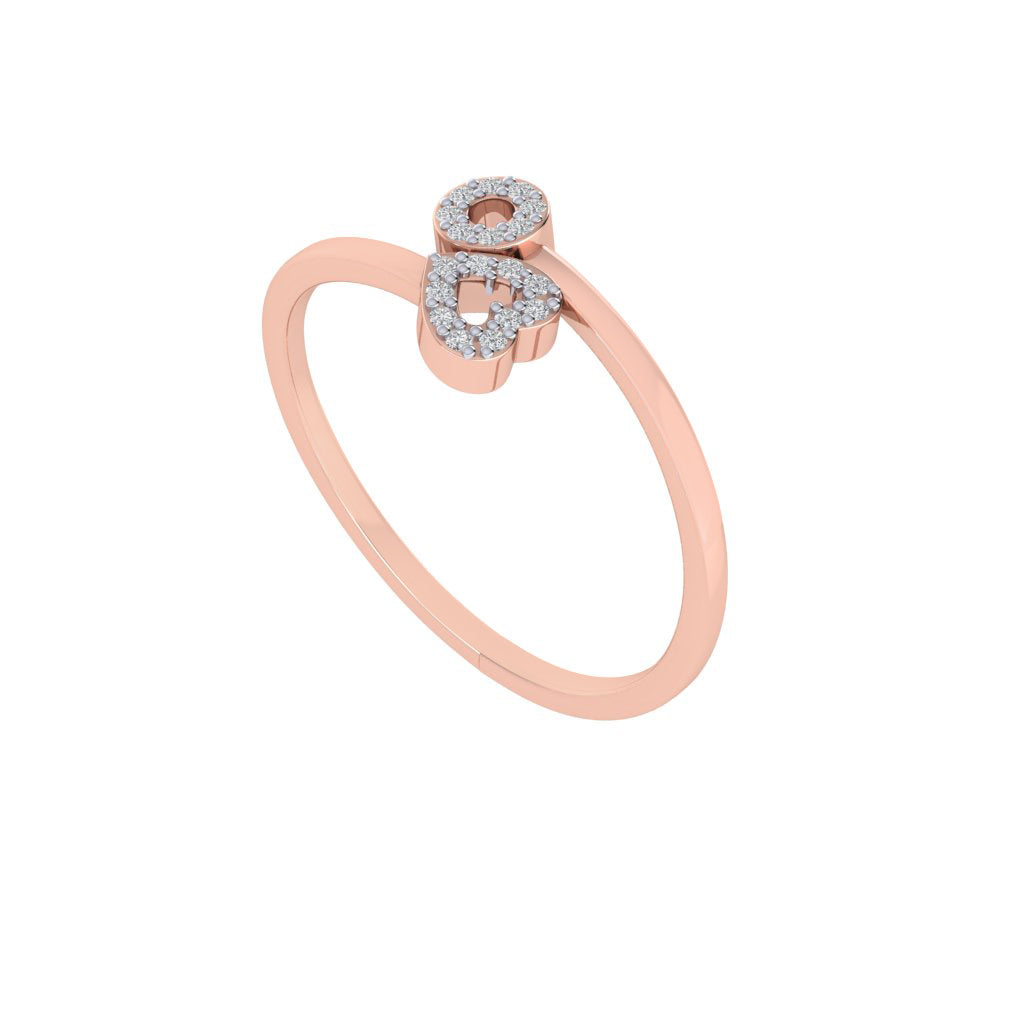 diamtrendz rose gold real diamond heart ring 1714_1