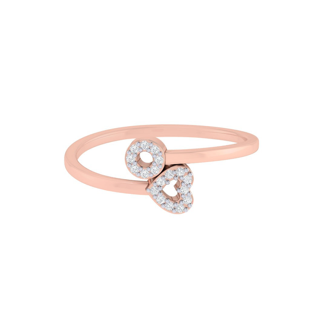 diamtrendz rose gold real diamond heart ring 1714_2