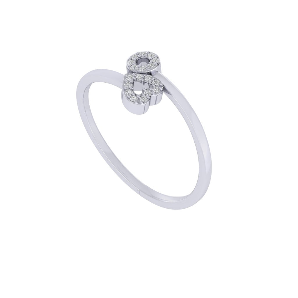 Diamtrendz white gold real diamond heart ring 1714_1