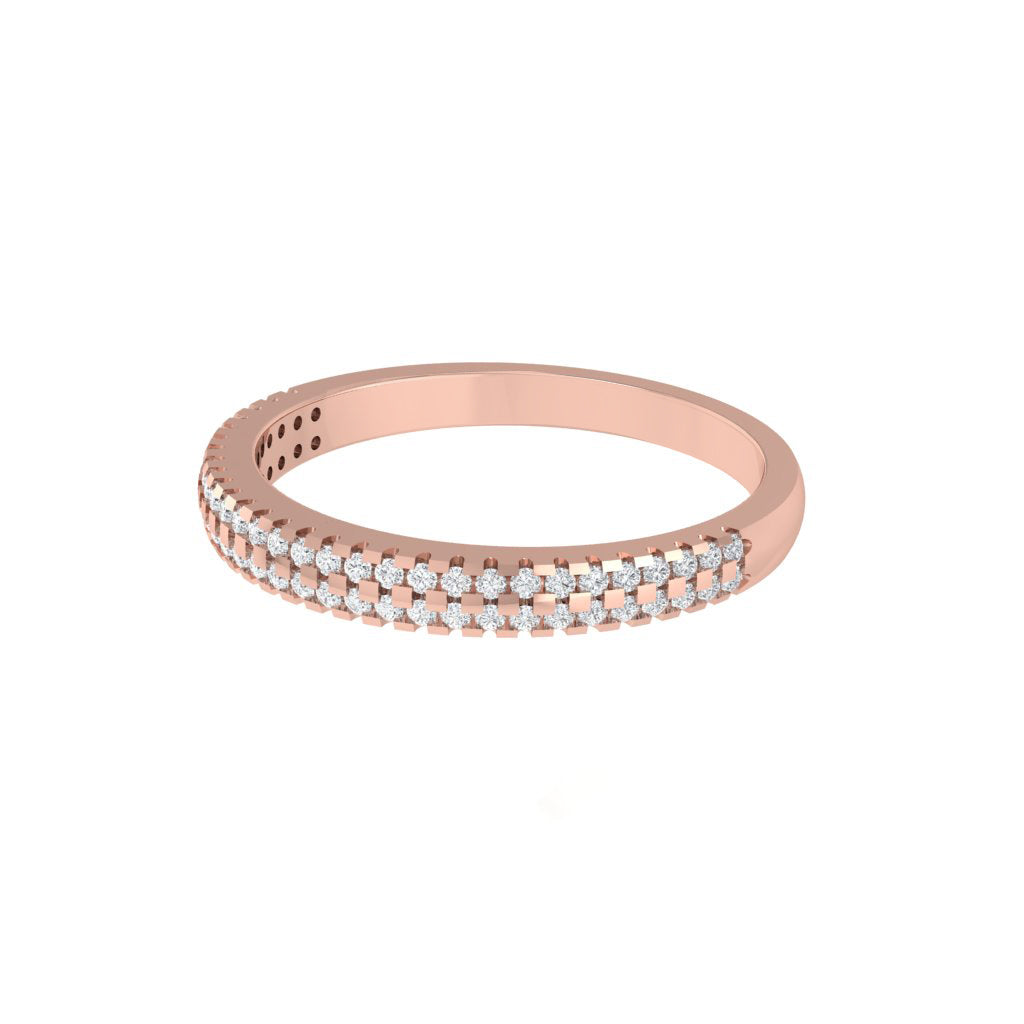 diamtrendz rose gold real diamond band ring 1818_3