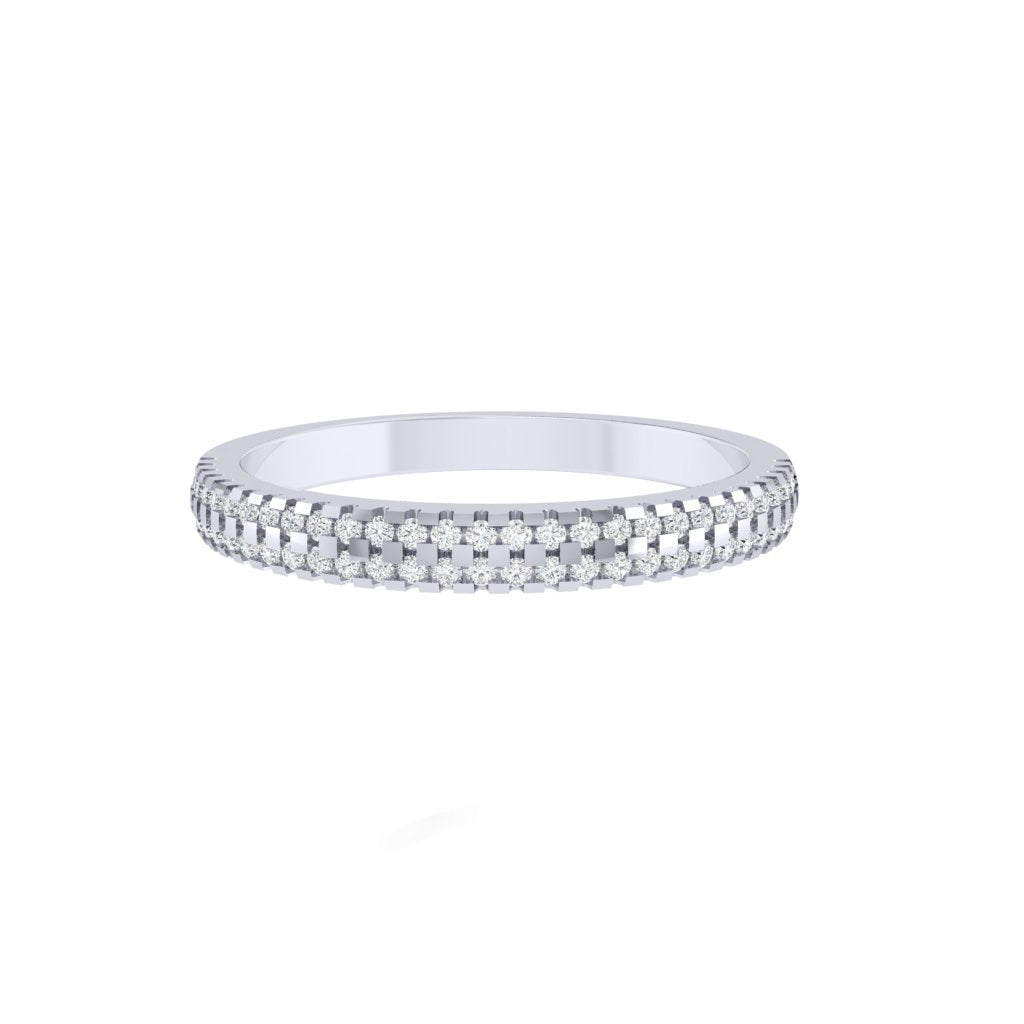 Diamtrendz white gold real diamond band ring 1818_2
